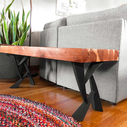 Bench Legs 107 Draco 16.5" H Modern Metal DIY Furniture