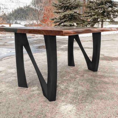Furniture Legs 407 Norah 28" H Metal DIY Dining Table Legs