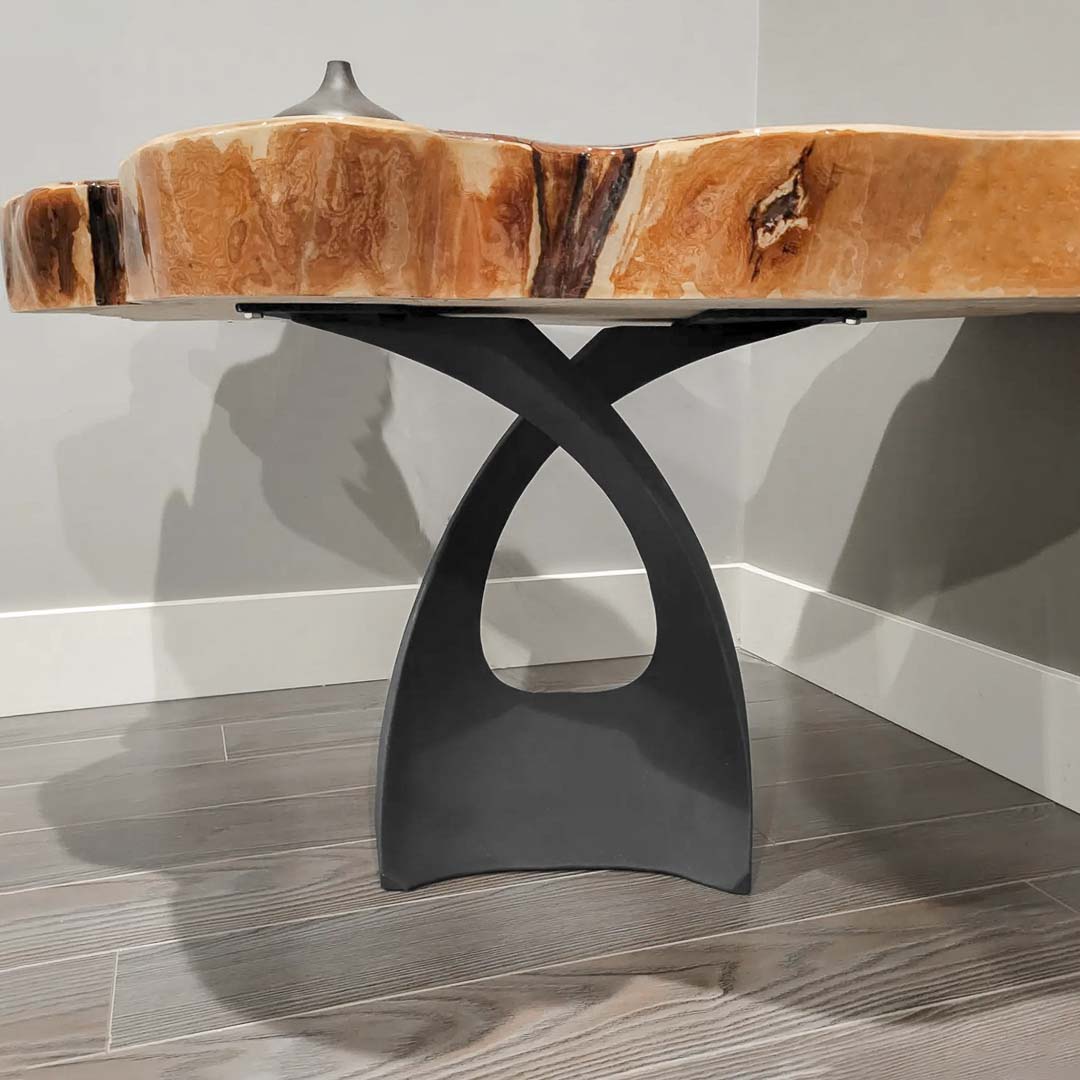 Coffee Table Base 121 Tulipe 16.2" H Mid-Century Modern Style