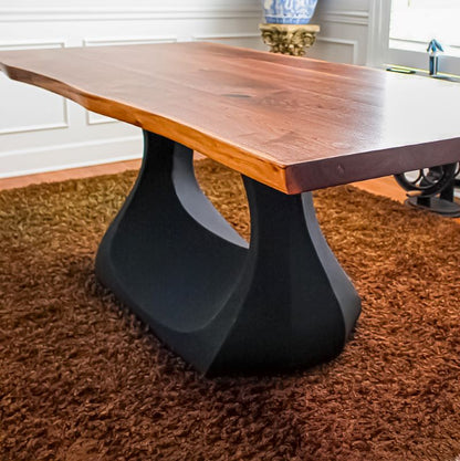 Dining Table Base 302 Uilani 28" H Metal Heavy-Duty Pedestal Stand