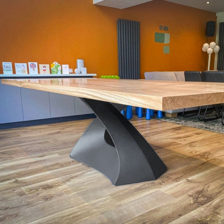 307 Tulipe 28" H Industrial Metal Table Base