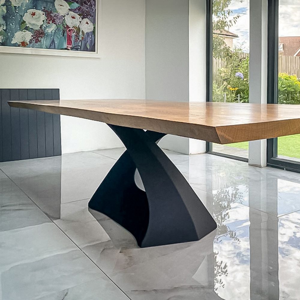 307 Tulipe 28" H Industrial Metal Table Base