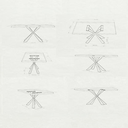 Table Base 313 Summa 28" H Metal Industrial Design Furniture