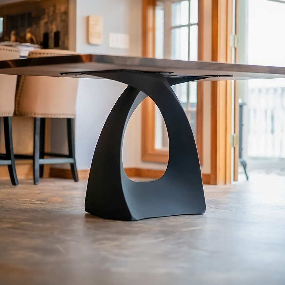 Table Base 323 Tulipe 28" H Modern Style Handcrafted Stand