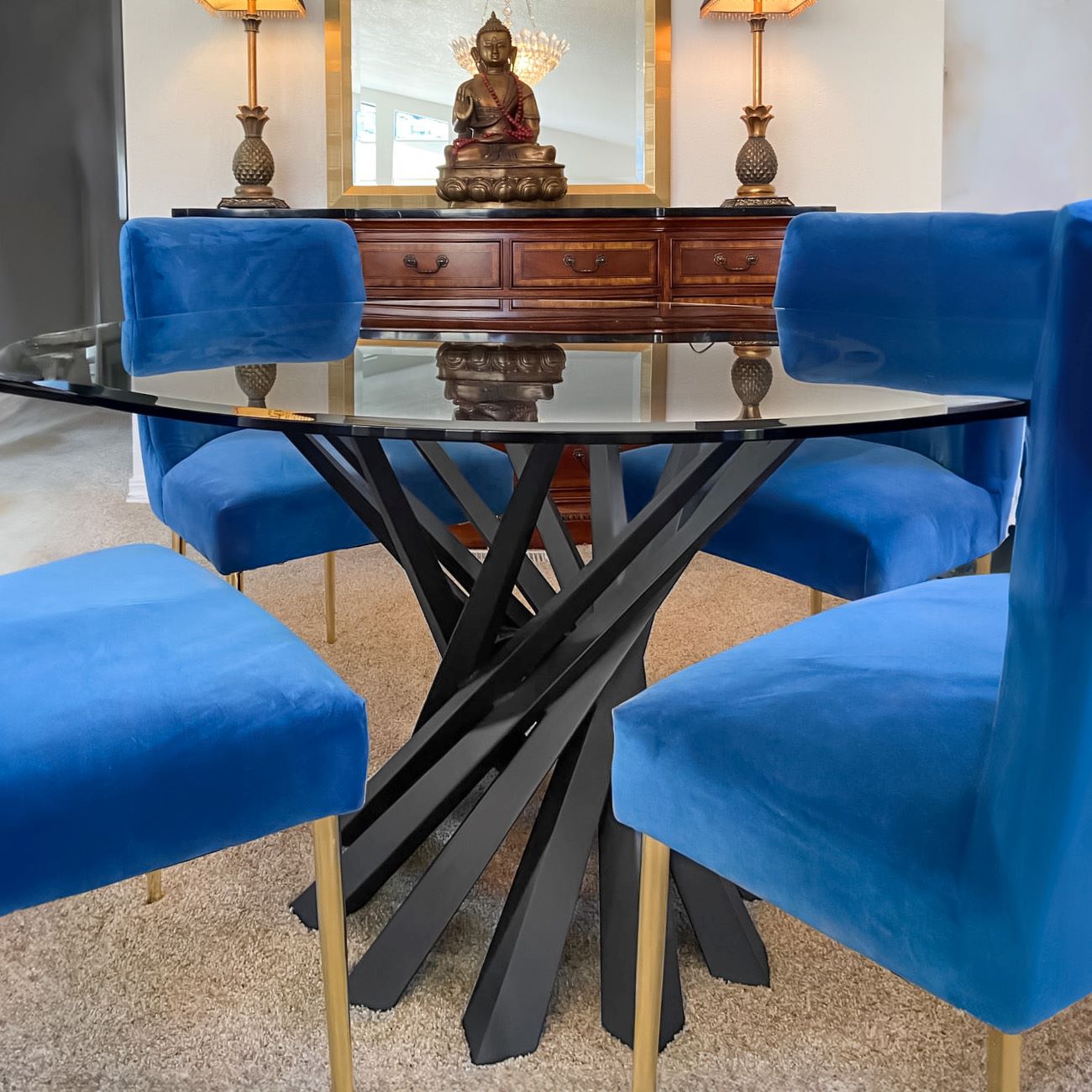 Table Base 325 Filar 28" H DIY Metal Furniture