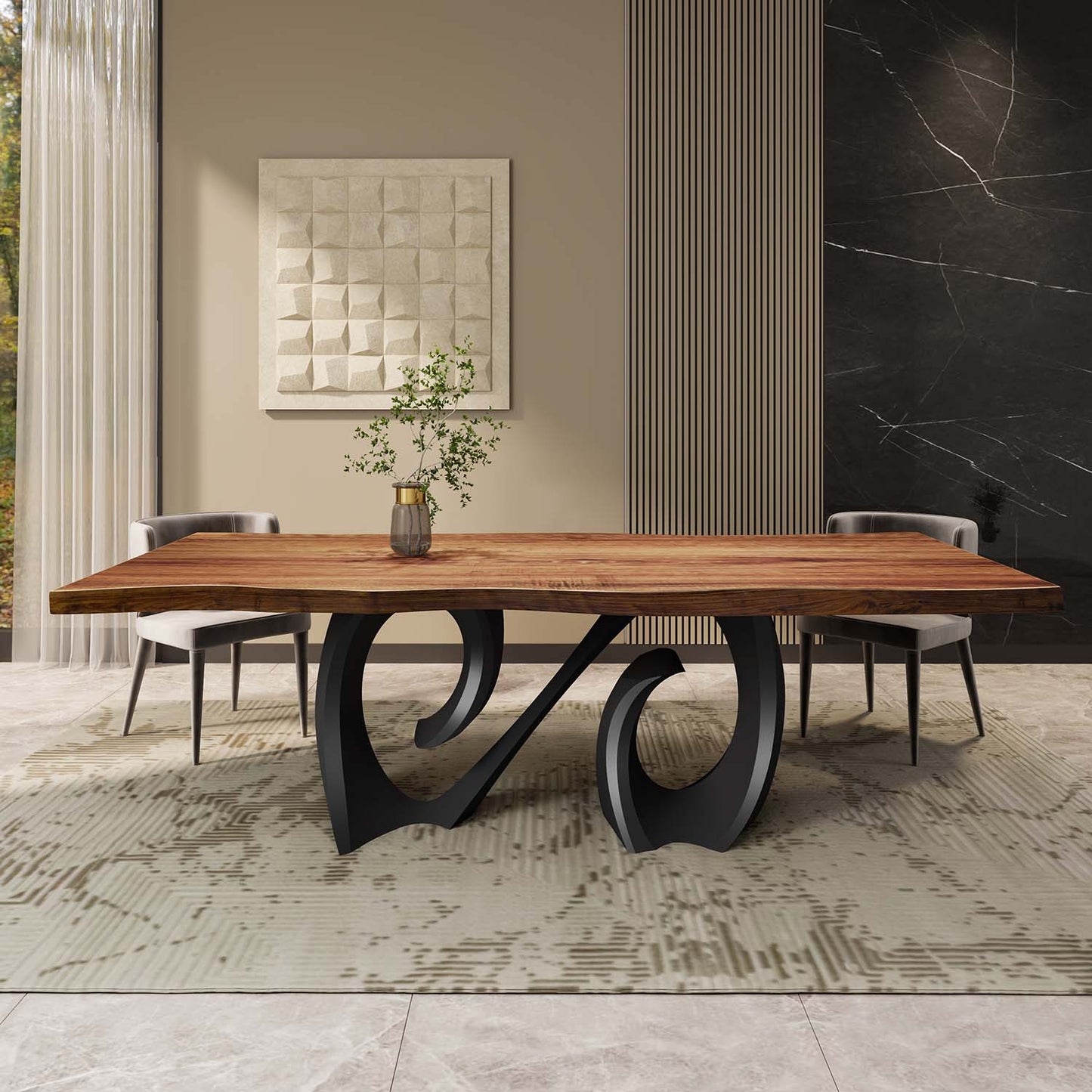 Table Base 327 Cling 28" H Metal DIY for Woodworking