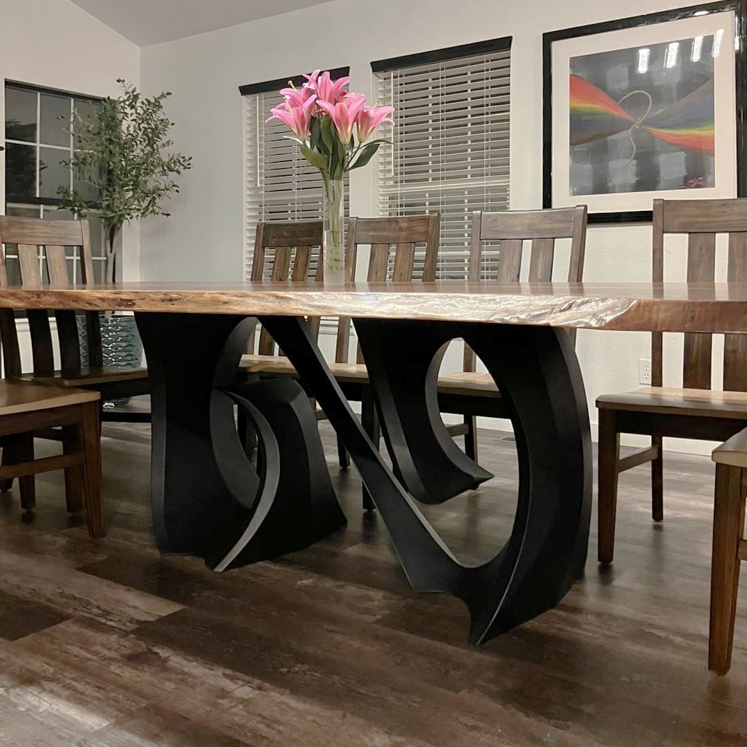 Table Base 327 Cling 28" H Metal DIY for Woodworking