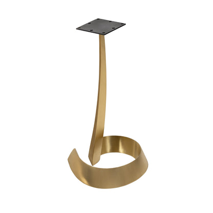 Gold Table Base 331-P1 Python 28.2" H Modern Metal Furniture Legs