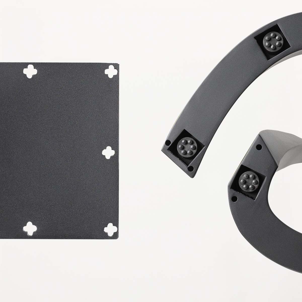 Table Base 331-P1 Python 28.2" H Modern Metal Furniture Legs