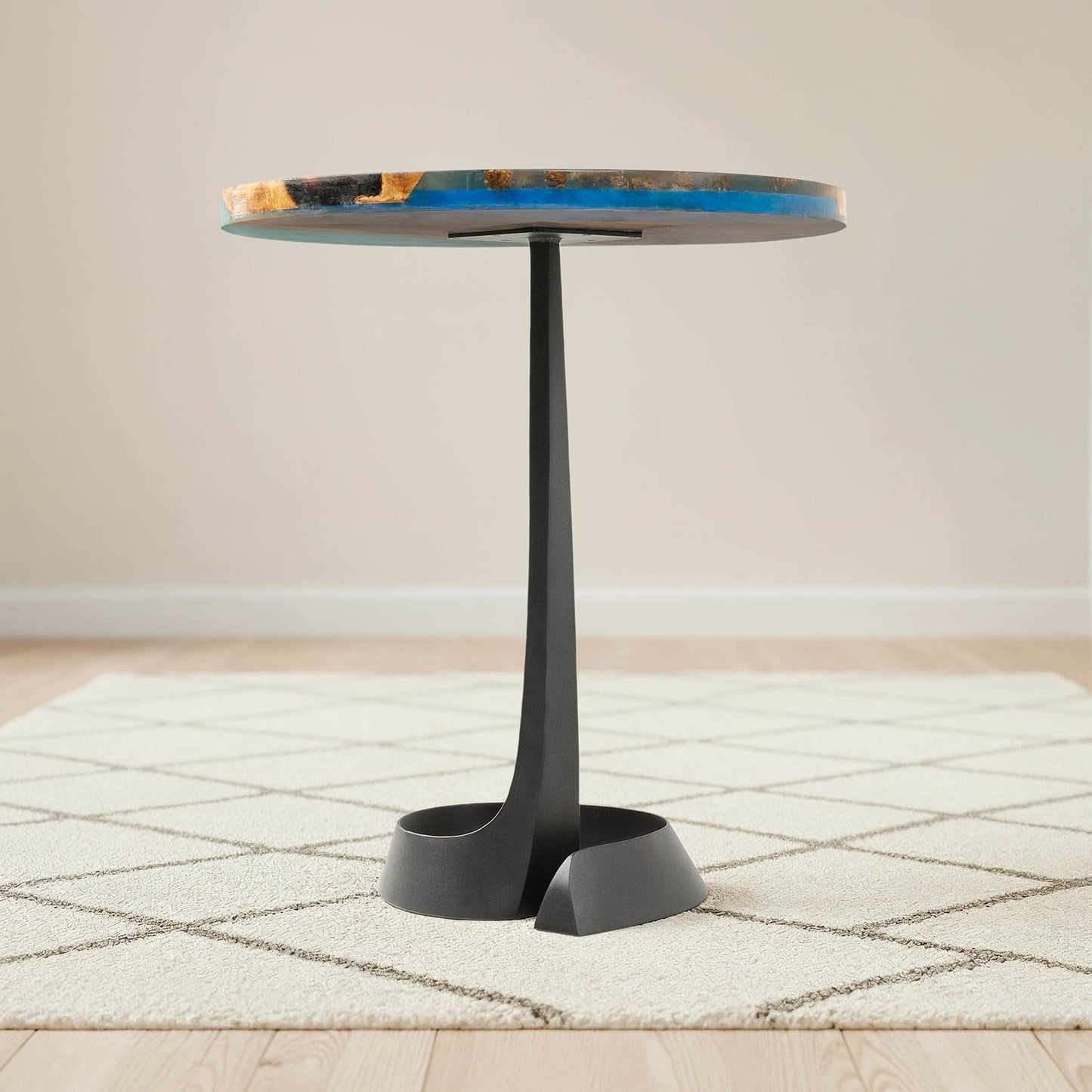 Table Base 331-P1 Python 28.2" H Modern Metal Furniture Legs