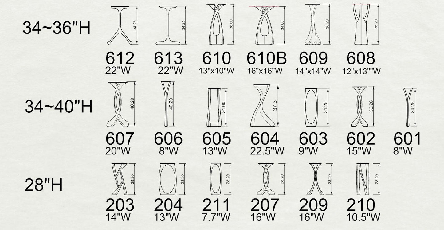 Console Table Legs 210 Norah 28.2" H for DIY Furniture