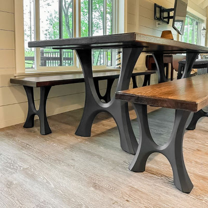 Table Legs 405 Haru 28.2" H Metal Dining Furniture Legs