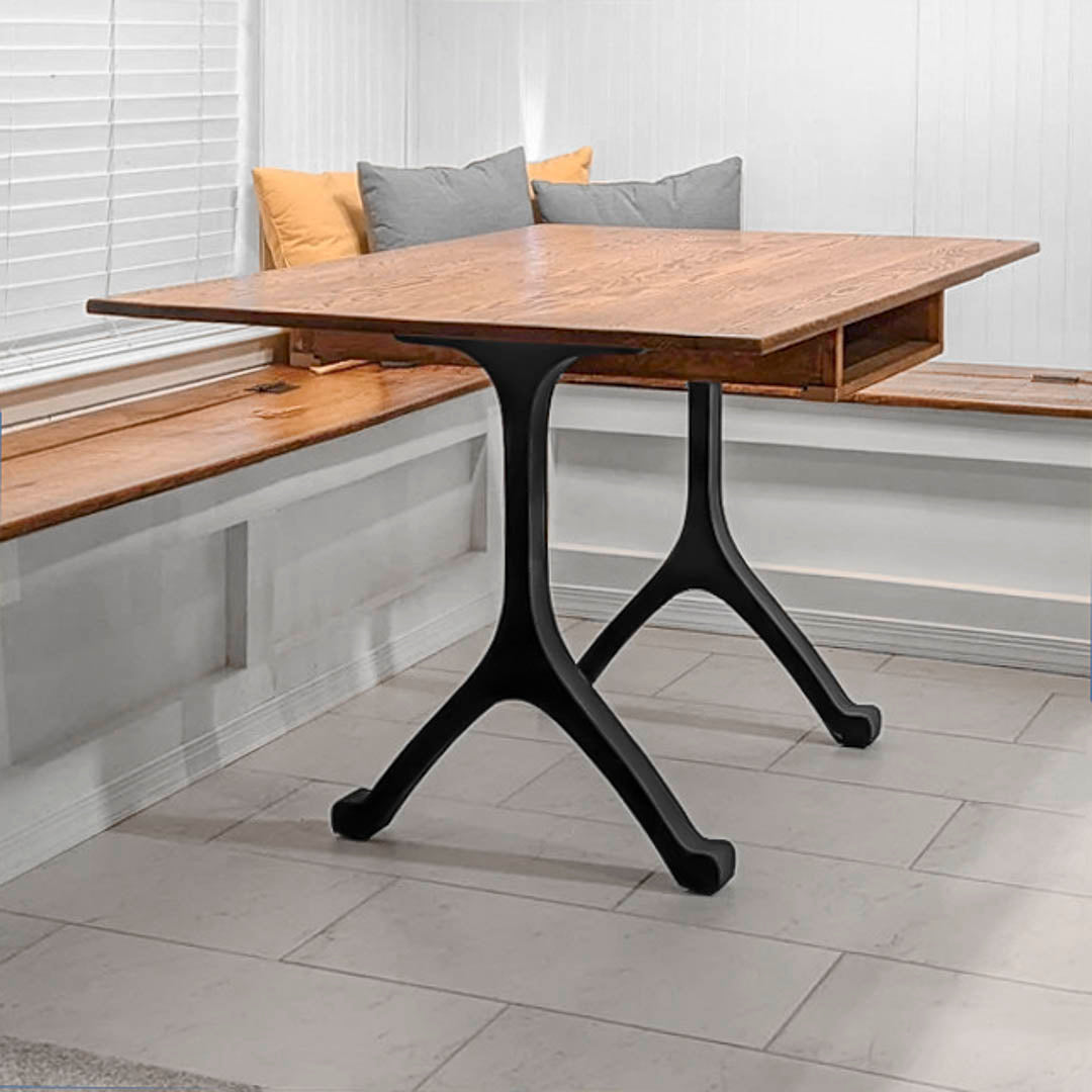 Furniture Legs 401 Wishbone 28.3" H Modern Metal Dining Table Legs