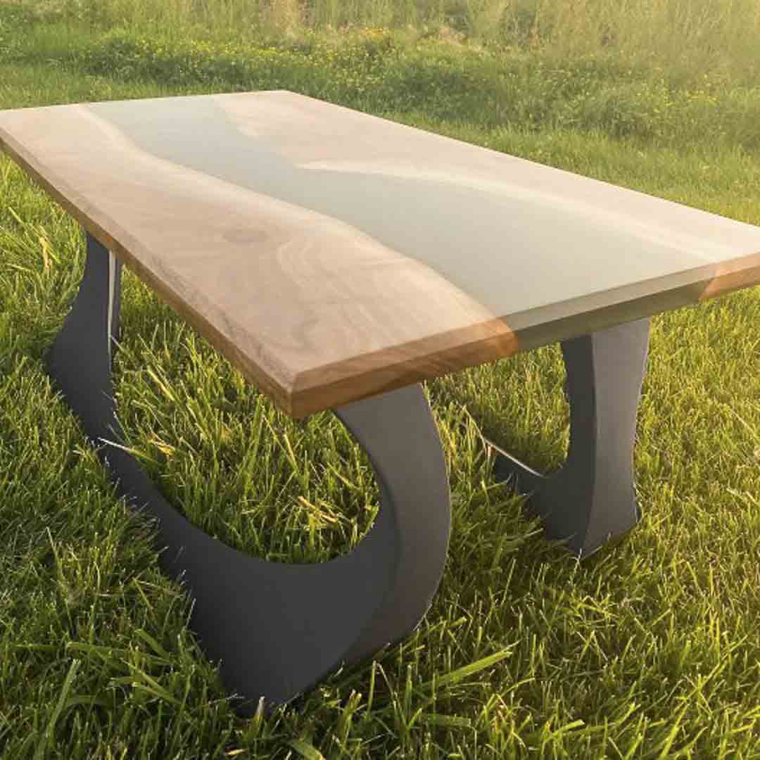 Coffee Table Legs 443 Cleo 16" H Minimalist Style for Woodworking