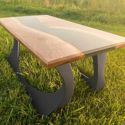 Coffee Table Legs 443 Cleo 16" H Minimalist Style for Woodworking