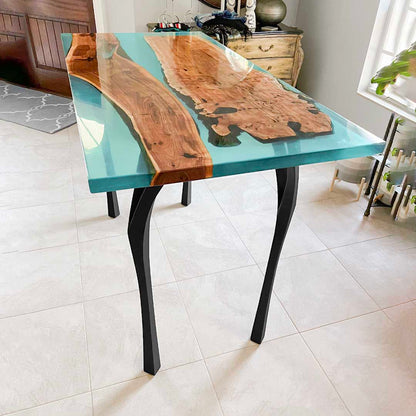 Counter & Bar Table Legs 606 Faras for Live Edge Tabletop